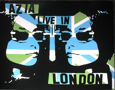 main photo of Unframed Cleared Poster; Concert, "Azia Live in London"