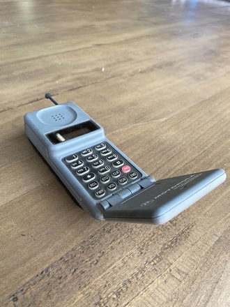 main photo of Vintage grey mobile phone