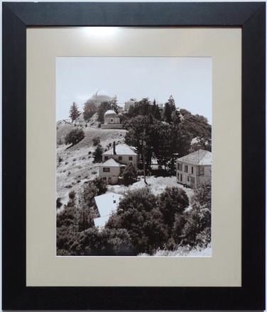 main photo of Cleared B&W Photo; Houses on Hill with Observatory in Background