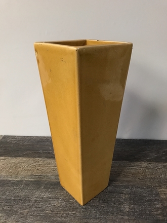 main photo of Yellow Rectangular Tapered Vase