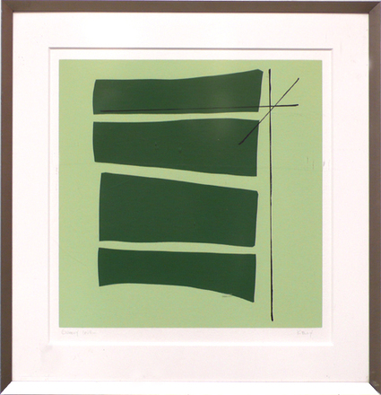 main photo of Cleared Print; 1950's Green Abstract
