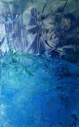 main photo of Abstract Painting in Blue