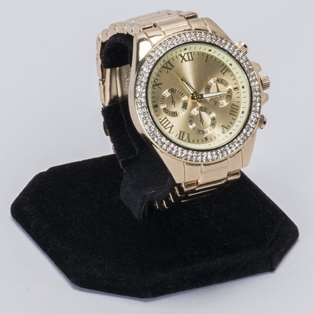 main photo of Diamond Bezel Chronograph Men's Watch
