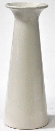 main photo of Vase Ceramic Off White Glossy