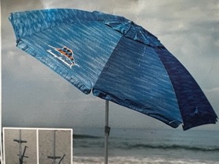 main photo of Blue 8’ Tommy Bahama umbrella W/Bag