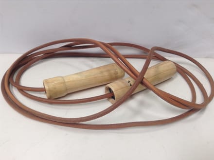 main photo of Red Brown Leather Jump Rope