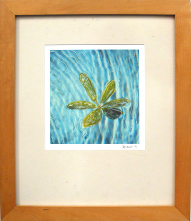 main photo of Cleared Color Photo; Leaf on Water, Maple Frame