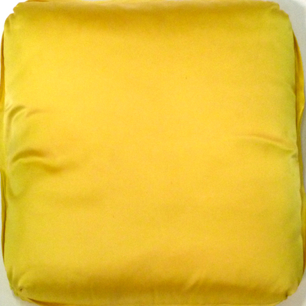 main photo of Pillow, Yellow Sateen