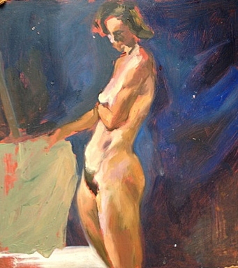 main photo of PODJON-Nude Woman Oil Sketch DF