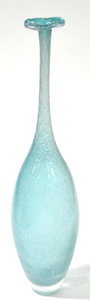 main photo of Vase Glass Aqua Bubbles