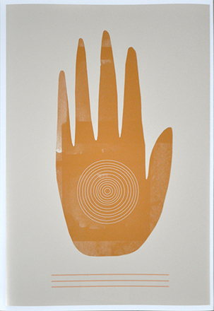 main photo of Unframed Cleared Poster; Graphic of Hand