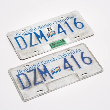 main photo of British Columbia Licence Plates - DZM 416