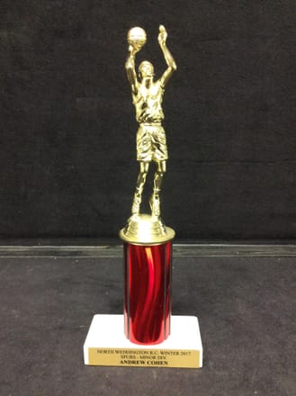 main photo of 11" Basketball Trophy “Spurs