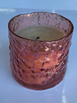main photo of Candle in Pink Glass