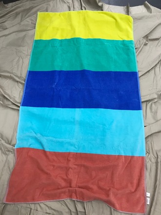 main photo of Multi Colored Beach Towel