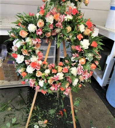 main photo of Fresh Floral Funeral Wreath