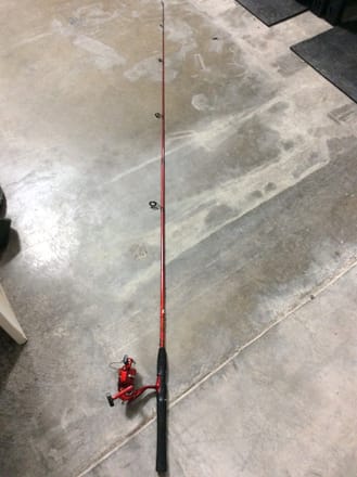 main photo of American Fishing Pole Metallic Red
