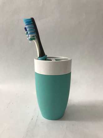 main photo of Turquoise Toothbrush Holder