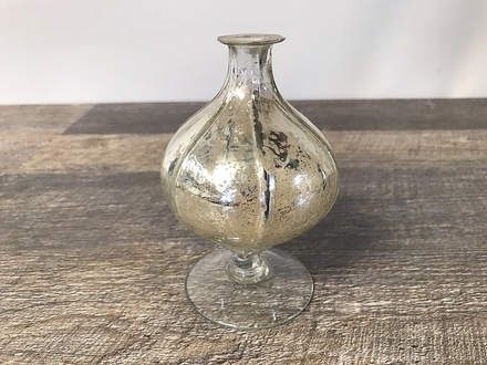 main photo of Mercury Glass Shallot Bud Vase