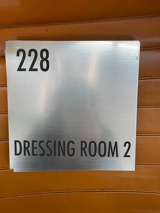 main photo of Dressing Room Sign