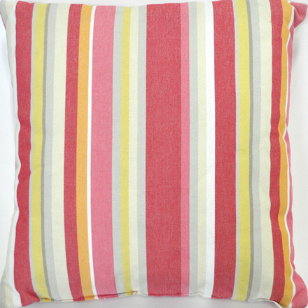 main photo of Pillow, Cotton Red/Pink/Yellow