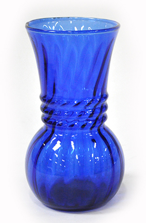 main photo of Vase Glass Navy Glass Bud Shape