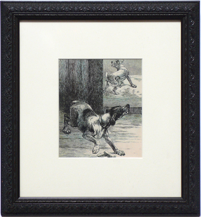 main photo of Cleared Print; 2 Dogs Playing