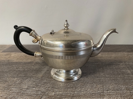 main photo of Silver Lacquered Handle Teapot