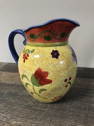 main photo of Ceramic Floral Pitcher