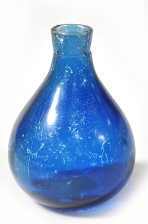 main photo of Vase Blue Glass Tear Drop Shape