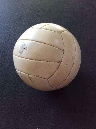 main photo of Volleyball; plain White; (ND)