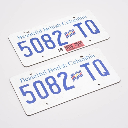 main photo of British Columbia Licence Plates - 5082 TQ