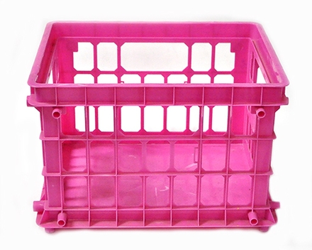 main photo of Pink plastic crate