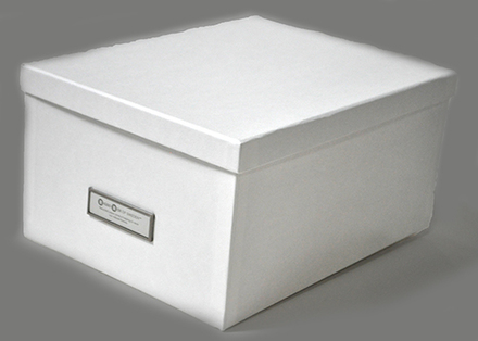 main photo of Box White Cd Dvd Storage