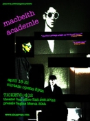 main photo of Unframed Cleared Poster; Event, "Macbeith Academie"