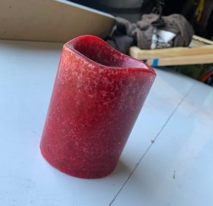 main photo of Short Red Candle