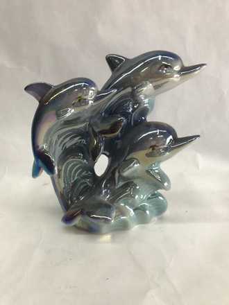 main photo of Ceramic Dolphin Sculpture