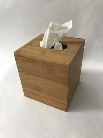 main photo of Wood Tissue Box Cover