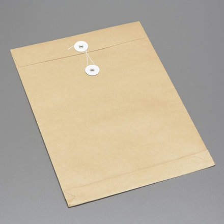 main photo of String Envelope - Brown / Red