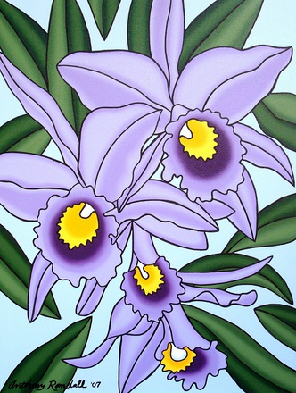 main photo of Lavender Orchids digital print