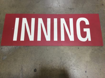 main photo of "INNING" Sign