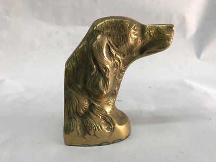 main photo of Brass Dog Bookend