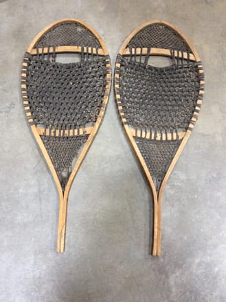 main photo of Wooden Snowshoes - Vintage