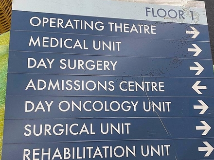 main photo of Hospital Administrative Sign