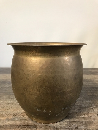 main photo of Brass Hammered Interior Vase