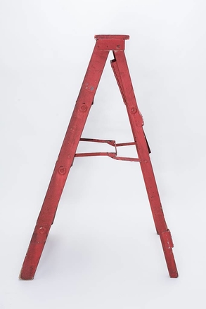 main photo of Wood Step Ladder - 4-Ft, Red