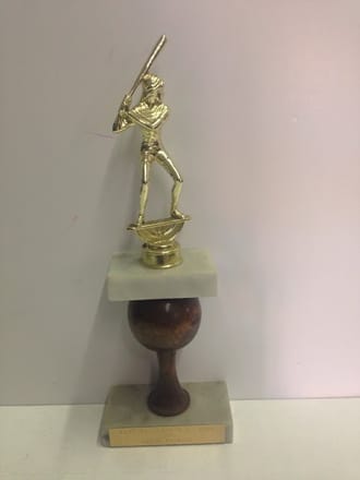 main photo of Trophy; Baseball Player Girl