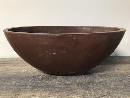 main photo of Brown Resin Oval Planter