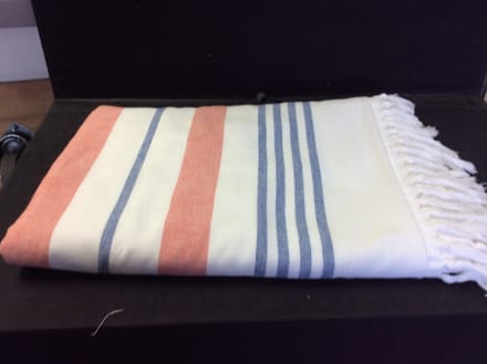 main photo of Beach Towels Red White and Blue Stripes