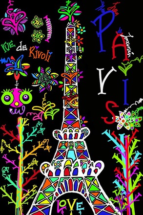 main photo of Travel Paris Love Poster